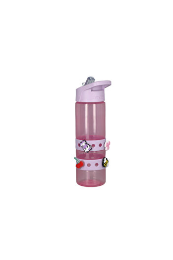 Smash Charm Detail Water Bottle with Straw 700ml