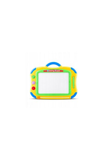 Ricokids Magnetic drawing board with accessories included 772101 Yellow