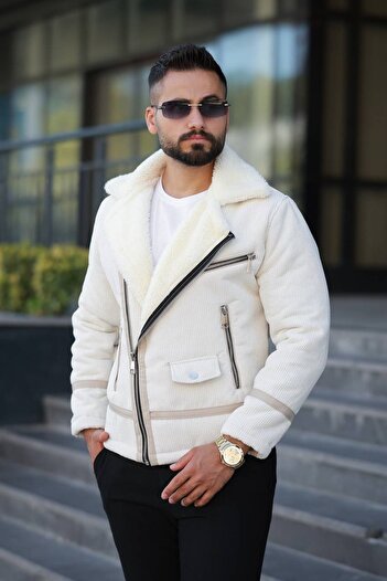BASEL.CO Premium Full Fur Lined Biker Leather Jacket
