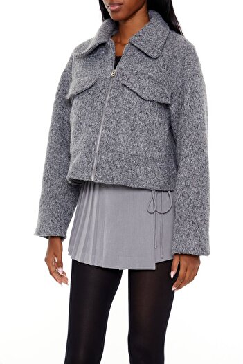 Forever 21 Keçeli Büyük Cep Detaylı Ceket