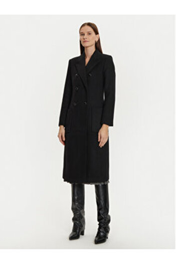 Morgan Women's Wool coat 242-GETINA1 Black