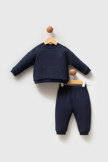 U.S. Polo Assn. Baby Boy Three Thread Bottom and Top Set
