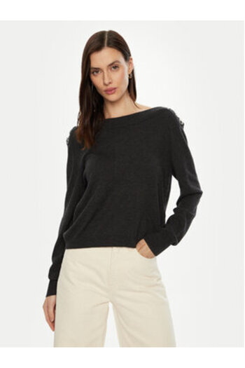 Morgan Women's Sweater 242-MCHOU Gray