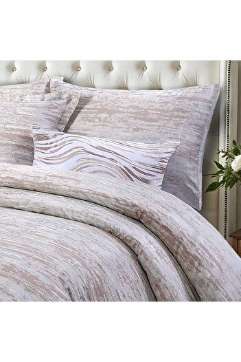 Orange Bed & Bath Luxe Brown | 8-Piece 100% Cotton Double Duvet Set