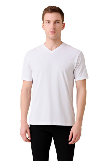 Kardelen Safe@Work V-Neck Short Sleeve Work T-Shirt – Comfortable, Breathable, and Multi-Color Options
