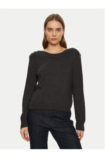 Morgan Women's Sweater 242-MCHOU Gray