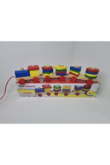 OEM Wooden Sorting Train, Montessori, Geometric Shapes