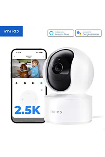 Imilab Camera de supraveghere C21, 1440p, 360 grade, Alb