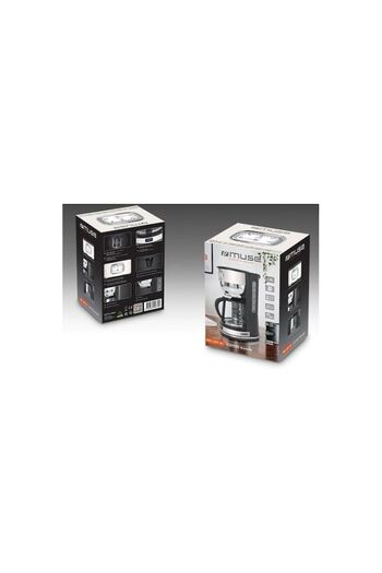 Muse Retro-style Coffee Maker MS-220 SC, 1000 W, Automatic Shut-Off Function, Beige/Black