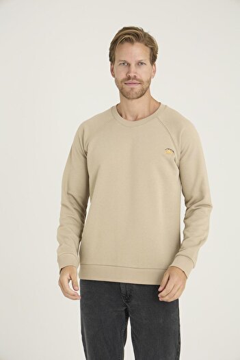 KLY PİJAMA Kly S-500 Men's Cotton Crew Neck Sweatshirt