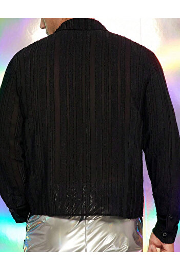 SHEIN shirt, black