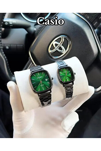 Casio Casio LTP Couples Set Black - Green | Price for 2 pieces