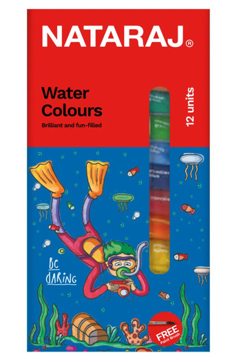 Nataraj Natraj Water Colour Pencils - 12 pcs
