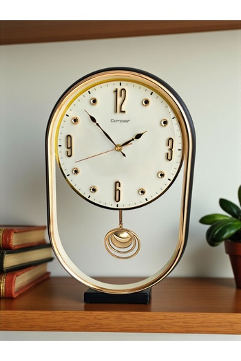 OEM Silent wall clock with pendulum 48 cm