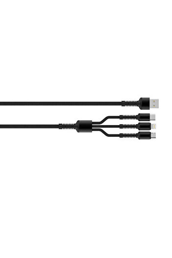 zore Red Lc93 3 in 1 USB Cable-Shrp