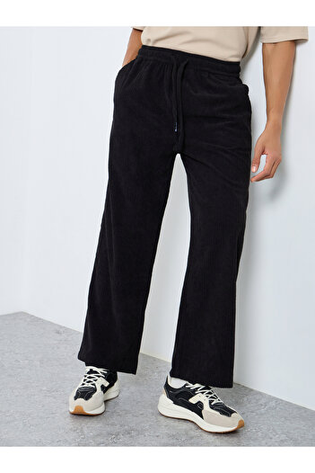 Styli Men Straight Fit Corduroy Pants