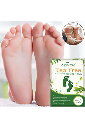 OEM ALIVER® Tea Tree Exfoliating Socks | Purification & Soft Heels