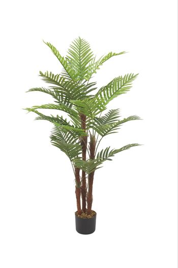 Essentials 360 Artificial Tree Fake Plants Areca Palm Fake Trees 120cm Faux Plants Decorative Tree