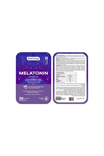 NutriLiving Nung Melatonin Dietary Supplement Orally Dispersible Strips - 30 Tablets