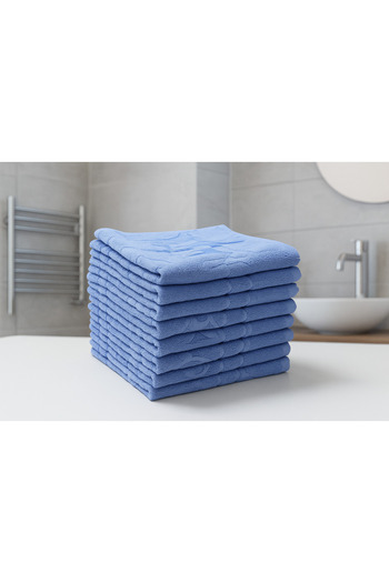 Truva Grup Set of 4 Truva Velvet Towels – 100% Cotton, 420 g/m2, 2x (50x90 cm) + 2x (70x140 cm)