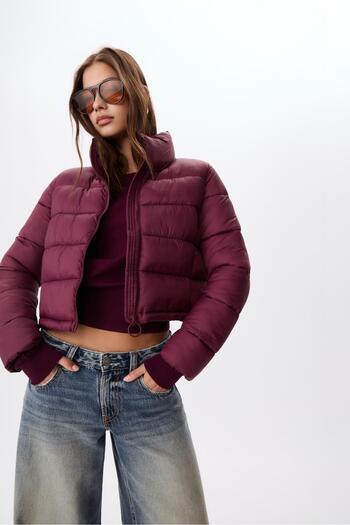 Stradivarius High neck puffer jacket