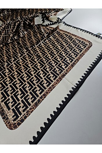 Webinay Home Premium New Season F Pattern Silk Voile Shawl Silk Scrafs Shawl Hijab