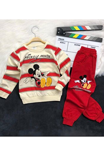 MİLANO KİDS Boy's Seasonal Top and Bottom Set