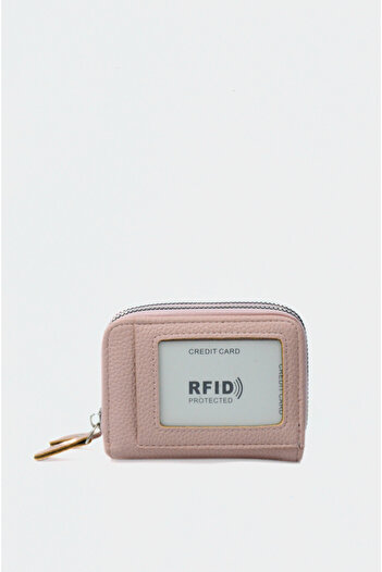 Mazel Design 4613 Multi-Slot Genuine Leather Card Holder Wallet with Rfid Protection, Zipper Closure, and Coin Compartment