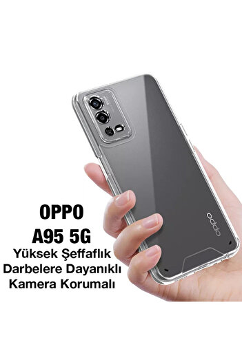 toyigoo Ally Oppo A55 4g Case Camera Protection Ultra Thin Transparent Silicone Case-(5775) - Tygo4913-171