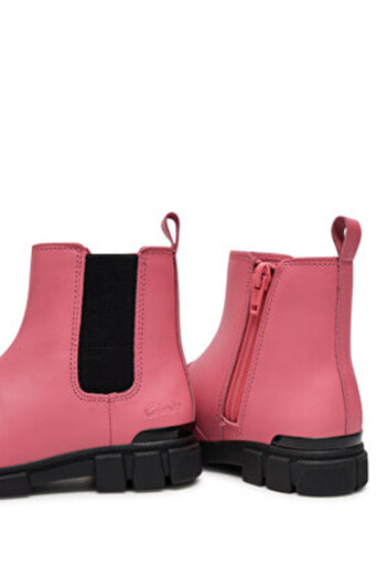 CLARKS κοριτσίστικα μποτάκια 26179042 ροζ