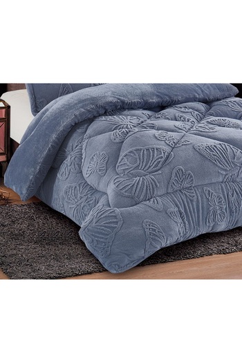 CHIRASO Cocolino CHIRASO PILLOW, Embossed Butterfly Pattern, 3.5 kg, Double Bed 200x230cm and 2 Pillow Cases 50x70