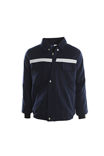 Çamdalı İş Elbiseleri 7X7 Gabardine Worker's Jacket with Reflectors and 4 Pockets