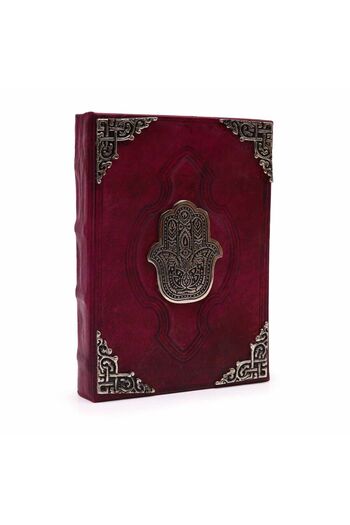 OEM Vintage Leather Diary | Handmade | HAMSA | 26 x 18 cm