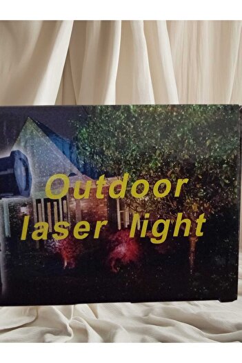 OEM Christmas Laser Projector, Indoor/Outdoor, 2 Colors Red/Green, Light Effects, Black