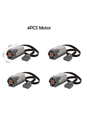 Choice4 4pcs motor Technical Part 8883 M Motor Compatible with legoeds Power Functions Building Block Car Tr