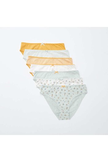 KIABI Pack of 7 briefs YELLOW