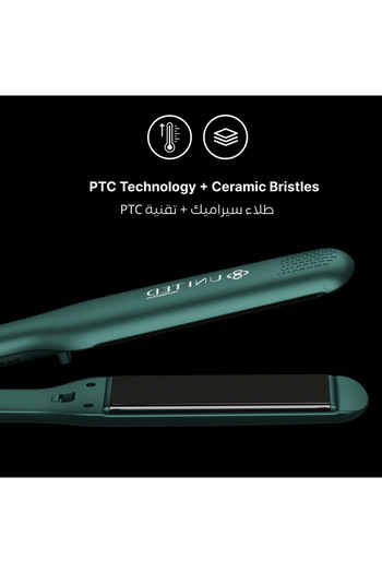 United Wide Plate Ceramic Hair Straightener - Fast Heating Technology