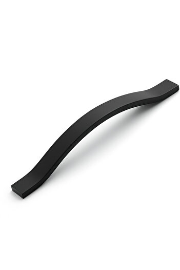 Badem10 Hyacinth Black Metal Furniture Handle 224 mm Modern Kitchen Cabinet Drawer Handle Wardrobe Door Knobs
