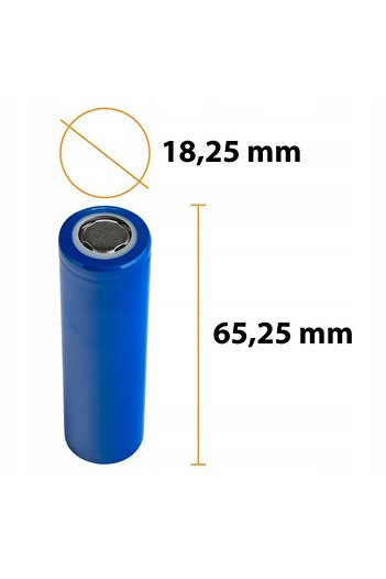 Rosfix Li-Ion battery 1500 mAh 3.7V | Without PCM | Ø18.25x65.25 mm