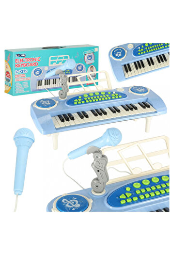 Ikonka Children's musical organ, Ikonka, microphone with 95 cm cable, 8 rhythms and 8 sounds, 10 songs, prede
