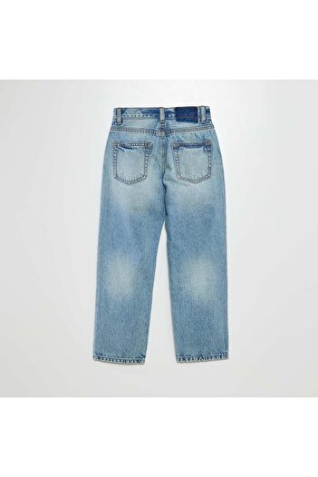 KIABI 5-pocket straight-leg jeans BLUE