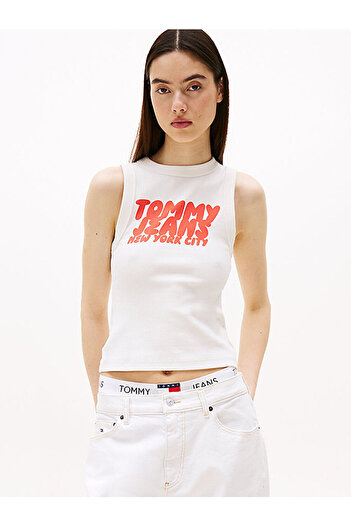 Tommy Hilfiger Women's Tjw Slim Bubble T-Shirt