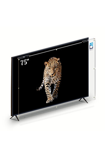 SMART CREATIONS 75" TV Screen Protector – Shatterproof, Scratch & Water Resistant, HD Clear