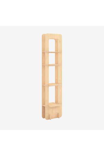 TUFETTO Wooden Middle Area Product Shelf, Product Stand