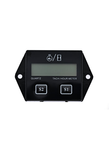 Rosfix Contor Motohours Digital IP65 | Turații, Reset, Service, 9999,9h, 185cm