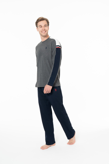 U.S. Polo Assn. Men's Winter Licensed Long Sleeve Pajama Set 18957