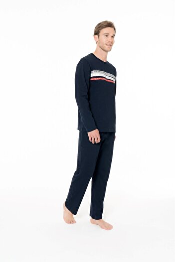 U.S. Polo Assn. Men's Winter Long Sleeve Pajama Set 18947