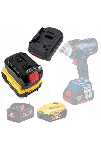 Rosfix DM18BSL Battery Adapter | Compatible with Bosch 18V, Dewalt, Milwaukee
