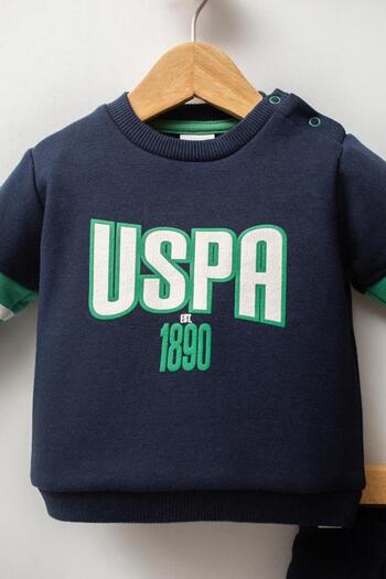 U.S. Polo Assn. Kids U.S. Polo Assn. Usb2550 Baby Boy 2-Piece Set
