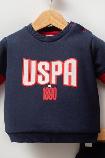 U.S. Polo Assn. Kids U.S. Polo Assn. Usb2550 Baby Boy 2-Piece Set